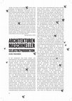 Research paper thumbnail of Architekturen Maschineller Selbstreproduktion