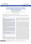 Research paper thumbnail of Assessing Stages of Readiness to Lose Weight among Overweight and Obese Adolescents using Trans-Theoretical Model