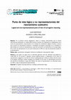 Research paper thumbnail of Punto de vista lógico y no representacionista del razonamiento sustitutivo / Logical and non-representational point of view of surrogative reasoning