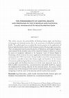 Research paper thumbnail of The Permissibility of Limiting Rights and Freedoms in the European and National Legal System Due to Health Protection