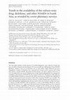 Research paper thumbnail of Trends in the availability of the vulture-toxic drug, diclofenac, and other NSAIDs in South Asia, as revealed by covert pharmacy surveys