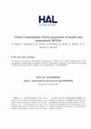 Research paper thumbnail of Cloud Condensation Nuclei properties of model and atmospheric HULIS