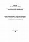 Research paper thumbnail of La política sobre derechos humanos de la Iglesia Católica y su influencia en la elaboración del Plan Nacional de Derechos Humanos en Perú, 2005. Sus incidencias en los derechos sexuales y reproductivos