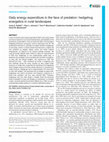 Research paper thumbnail of Daily energy expenditure in the face of predation: hedgehog energetics in rural landscapes