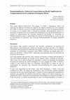 Research paper thumbnail of Desnacionalização e defesa da concorrência no Brasil: implicações do comportamento do investimento estrangeiro direto