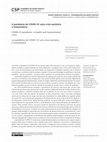 Research paper thumbnail of A pandemia de COVID-19: uma crise sanitária e humanitária