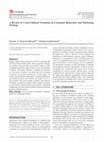 Research paper thumbnail of A review of cross-cultural variations in consumer behaviour and marketing strategy