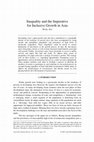 Research paper thumbnail of Inequality and the Imperative for Inclusive Growth in Asia. Asian Development Review, Vol. 24(2), pp. 1-16