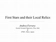 Research paper thumbnail of First stars and their local relics