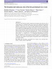 Research paper thumbnail of The formation and coalescence sites of the first gravitational wave events