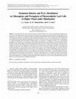 Research paper thumbnail of Formation kinetics and H 2 O 2 distribution in chloroplasts and protoplasts of photosynthetic leaf cells of higher plants under illumination