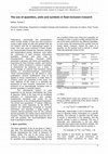 Research paper thumbnail of The use of quantities, units and symbols in fluid inclusion research