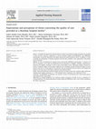 Research paper thumbnail of Expectations and perceptions of clients concerning the quality of care provided at a Brazilian hospital facility