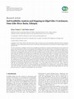 Research paper thumbnail of Soil Erodibility Analysis and Mapping in Gilgel Gibe-I Catchment, Omo-Gibe River Basin, Ethiopia