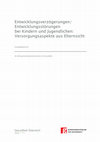 Research paper thumbnail of Entwicklungsverzögerungen/Entwicklungsstörungen bei Kindern und Jugendlichen: Versorgungsaspekte aus Elternsicht