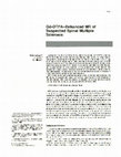 Research paper thumbnail of Gd-DTPA-enhanced MR of suspected spinal multiple sclerosis