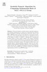 Research paper thumbnail of Symbolic-Numeric Algorithm for Computing Orthonormal Basis of O(5)˟ SU(1, 1) Group