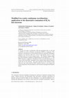 Research paper thumbnail of Modified two-centre continuum wavefunction: application to the dissociative ionization of H + 2 by fast electrons