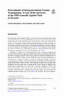 Research paper thumbnail of Determinants of Intergenerational Trauma Transmission: A Case of the Survivors of the 1994 Genocide Against Tutsi in Rwanda