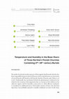 Research paper thumbnail of Temperature and Humidity in the Base-floors of Three Northern Finnish Churches Containing 17th–19th-century Burials