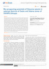 Research paper thumbnail of Bio prospecting potentials of Dioscorea species in selected districts of Gedio and Sidama zones of SNNPR, Ethiopia