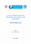 Research paper thumbnail of Sosyal Bilim Araştırmaları I Bildiriler Kitabı (Saraybosna)