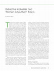 Research paper thumbnail of Extractive industries and women in Southern Africa