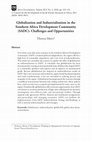 Research paper thumbnail of Globalisation and Industrialisation in the Southern Africa Development Community (SADC): Challenges and Opportunities