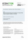 Research paper thumbnail of Environmental policies and practices in Cruise Ports: Waste reception facilities in the Med