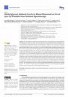 Research paper thumbnail of Methylglyoxal Adducts Levels in Blood Measured on Dried Spot by Portable Near-Infrared Spectroscopy