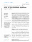 Research paper thumbnail of Assessment of an accessorized pre-filled syringe for home-administered benralizumab in severe asthma