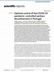 Research paper thumbnail of Optimal control of the COVID-19 pandemic: controlled sanitary deconfinement in Portugal