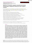 Research paper thumbnail of Spectrum of histiocytic neoplasms associated with diverse haematological malignancies bearing the same oncogenic mutation