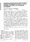 Research paper thumbnail of Establishment growth and bud-bank formation in Epilobium angustifolium : the effects of nutrient availability, plant injury, and environmental heterogeneity