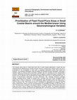 Research paper thumbnail of Prioritization of Flash Flood-Prone Areas in Small Coastal Basins around the Mediterranean Using Geomorphological Variables