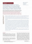 Research paper thumbnail of Pharmacologic Prophylaxis for Venous Thromboembolism and 30‐Day Outcomes Among Older Patients Hospitalized With Heart Failure: An Analysis From the ADHERE National Registry Linked to Medicare Claims