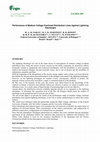 Research paper thumbnail of Performance of Medium Voltage Overhead Distribution Lines Against Lightning Discharges