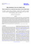 Research paper thumbnail of Mass distribution in the core of MACS J1206