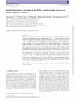 Research paper thumbnail of Spatial distribution of metals in the ICM: evolution of the iron excess in relaxed galaxy clusters