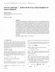 Research paper thumbnail of Note on a Polytropic beta-Model To Fit