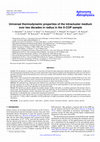 Research paper thumbnail of The universal thermodynamic properties of the intracluster medium over two decades in radius in the X-COP sample