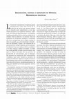 Research paper thumbnail of Imaginación, vestigia y repetición en Spinoza. Referencias políticas