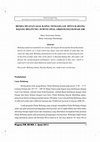 Research paper thumbnail of Benda Muatan Asal Kapal Tenggelam Situs Karang Kijang Belitung: Survei Awal Arkeologi Bawah Air