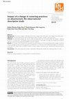 Research paper thumbnail of Impact of a change in rostering practices on absenteeism: An observational descriptive study