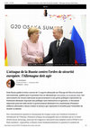 Research paper thumbnail of L’attaque de la Russie contre l’ordre de sécurité européen : l’Allemagne doit agir