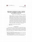 Research paper thumbnail of Operational Efficiency In The U.S. Airline Industry: An Empirical Investigation Of Post-Deregulation Era