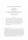 Research paper thumbnail of Accounting for Mismatch Unemployment Benedikt Herz