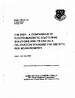 Research paper thumbnail of The Disk: A Comparison of Electromagnetic Scattering Solutions and Its Use as a Calibration Standard for Bistatic RCS (Radar Cross Section) Measurements