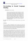 Research paper thumbnail of Eye-tracking in Second Language Reading