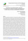 Research paper thumbnail of Sensitivity of Macroeconomic Variables to Exchange Rate Shock in Nigeria and South Africa: A Structural Vector Auto Regression Approach